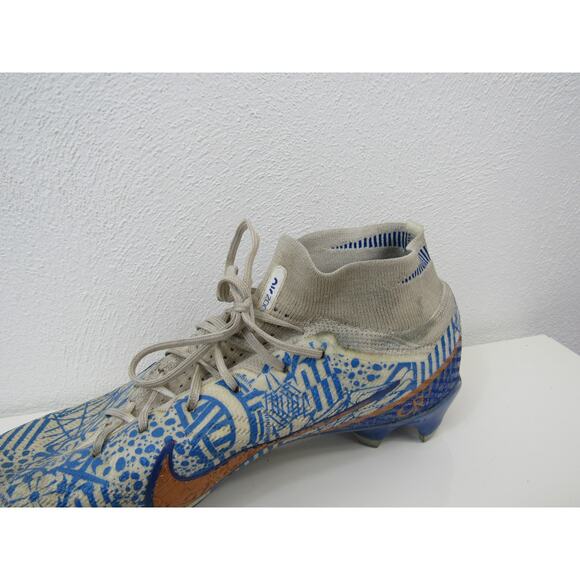 Nike CR7 Air Zoom Mercurial Vapor 15 Elite FG US 8 Worn White Metallic Copper - Picture 8 of 10